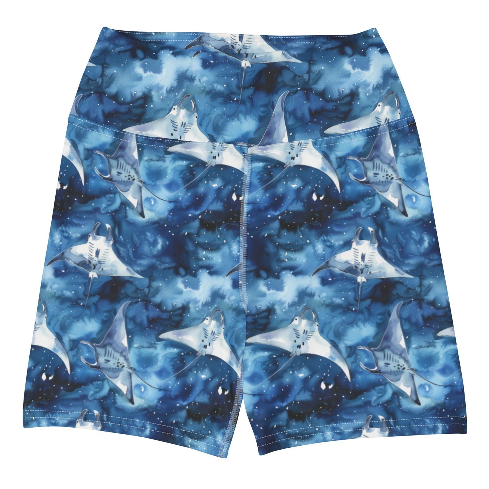 Starry Manta Ray Dance 4" Inch Dive Shorts - Salinity Swimwear - Shorts   - #tag1# - #tag2# - #tag3# - #tag4#