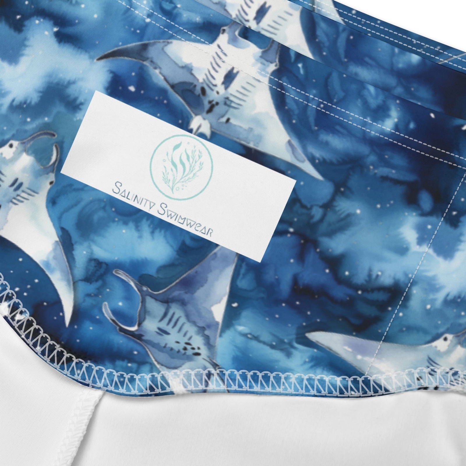 Starry Manta Ray Dance 8" Inch Dive Shorts - Salinity Swimwear -    - #tag1# - #tag2# - #tag3# - #tag4#