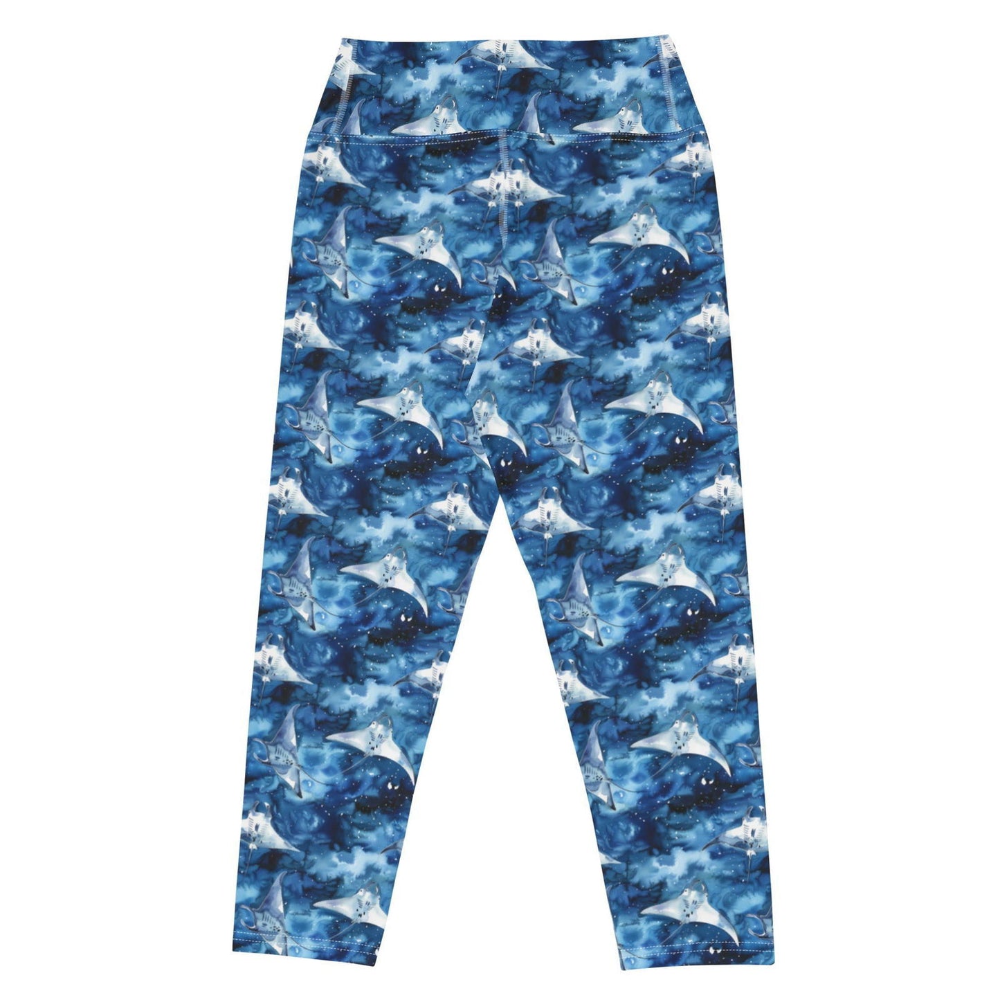 Starry Manta Ray Dance Capri Swim Leggings - Salinity Swimwear