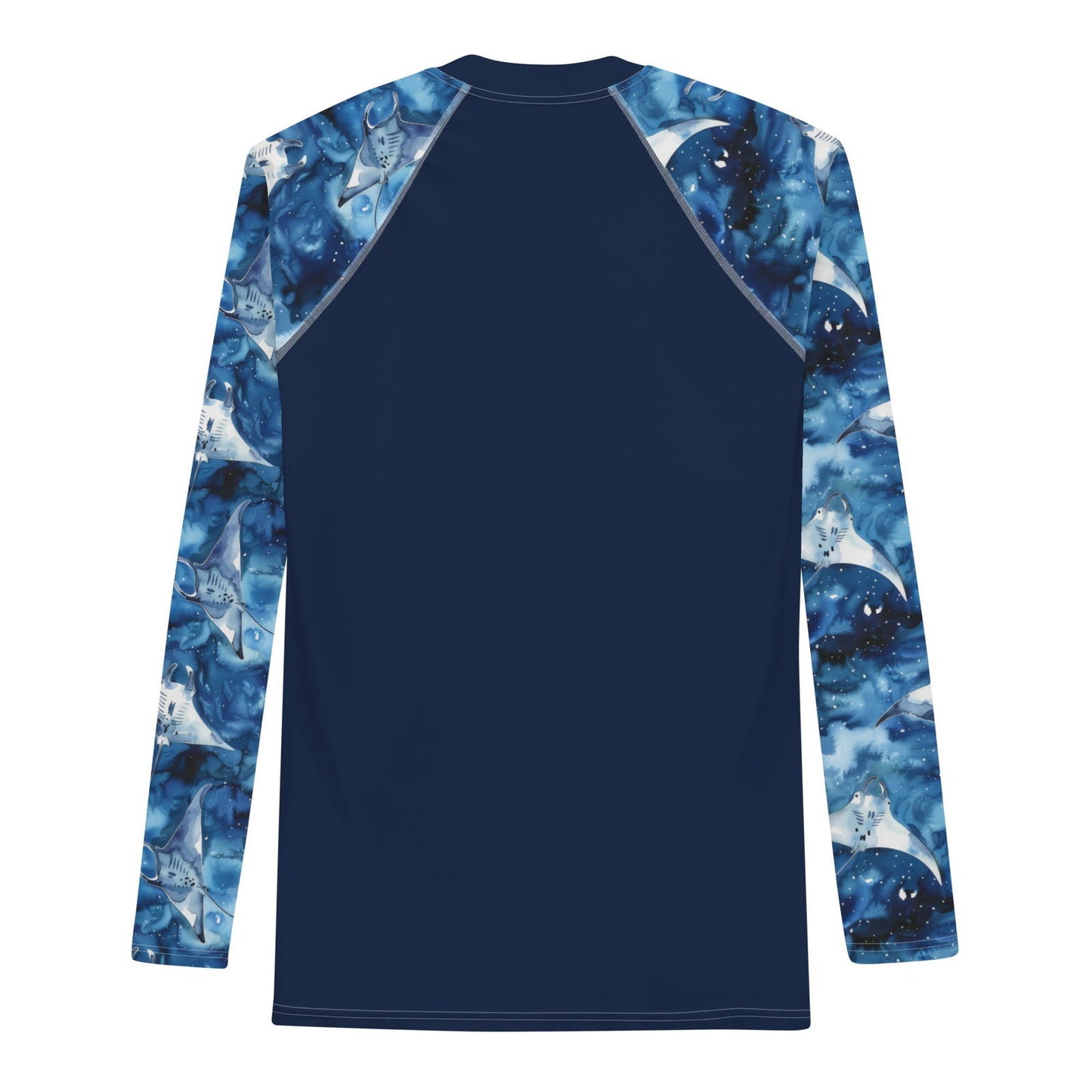 Starry Manta Ray Dance Men's Rash Guard - Salinity Swimwear -    - #tag1# - #tag2# - #tag3# - #tag4#