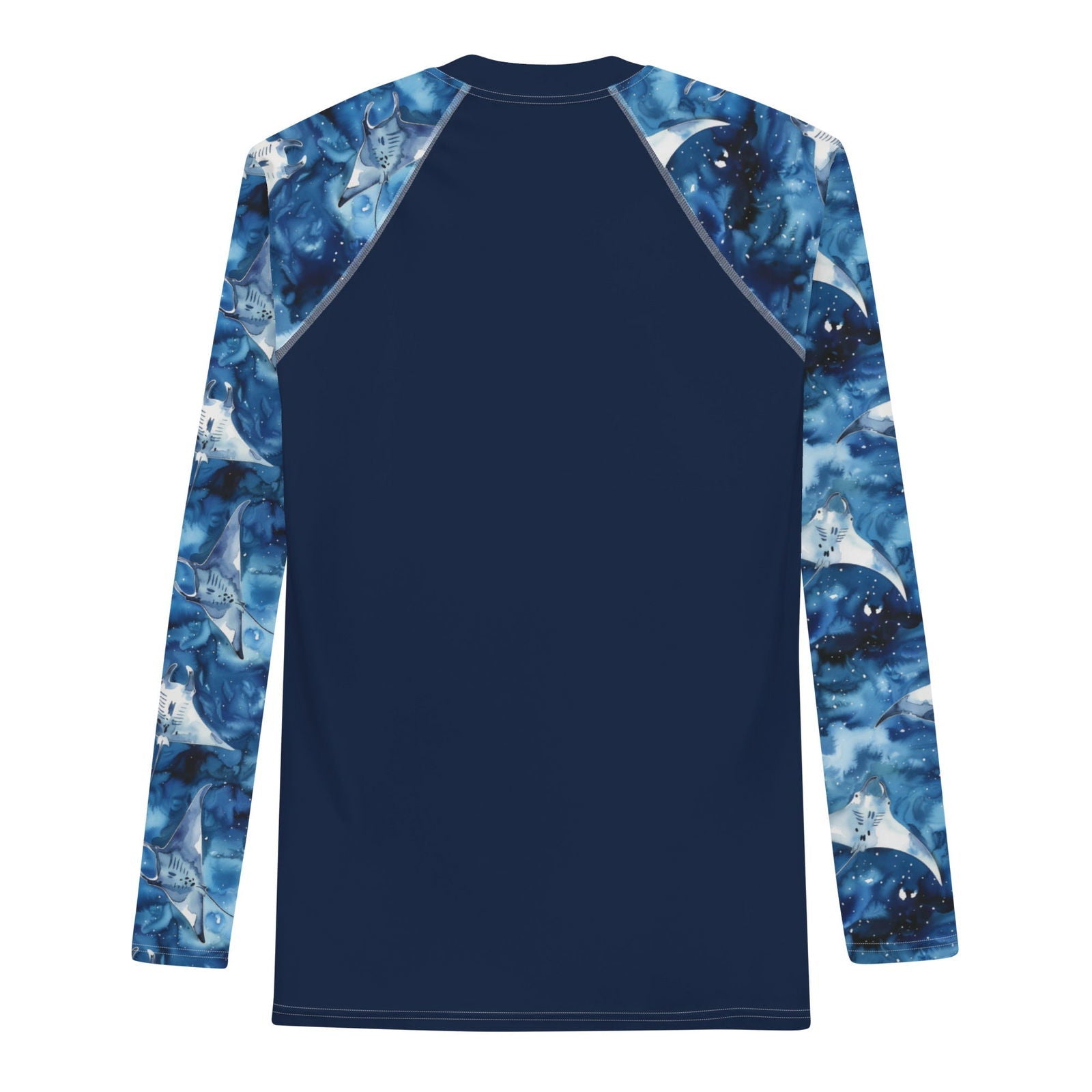 Starry Manta Ray Dance Men's Rash Guard - Salinity Swimwear -    - #tag1# - #tag2# - #tag3# - #tag4#