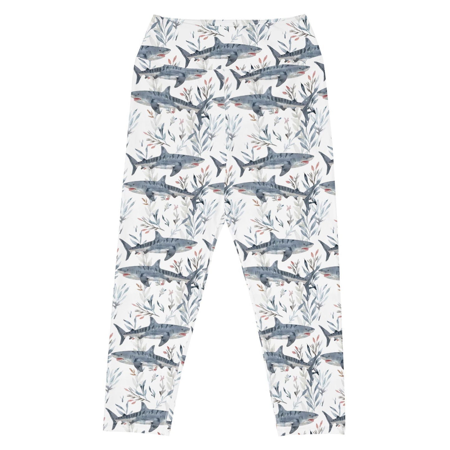 Tiger Shark Bloom Capri Swim Leggings - Salinity Swimwear