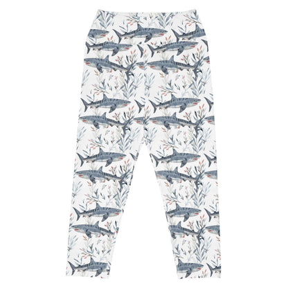 Tiger Shark Bloom Capri Swim Leggings - Salinity Swimwear