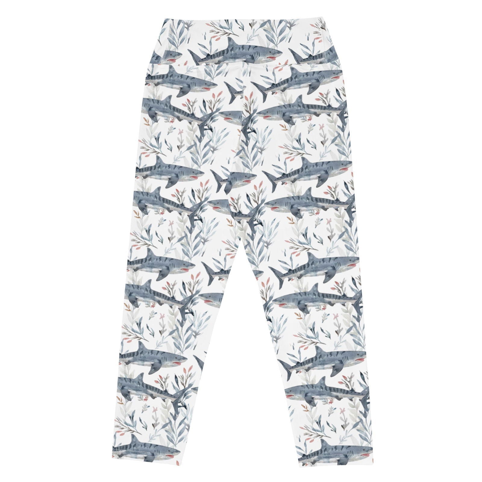 Tiger Shark Bloom Capri Swim Leggings - Salinity Swimwear