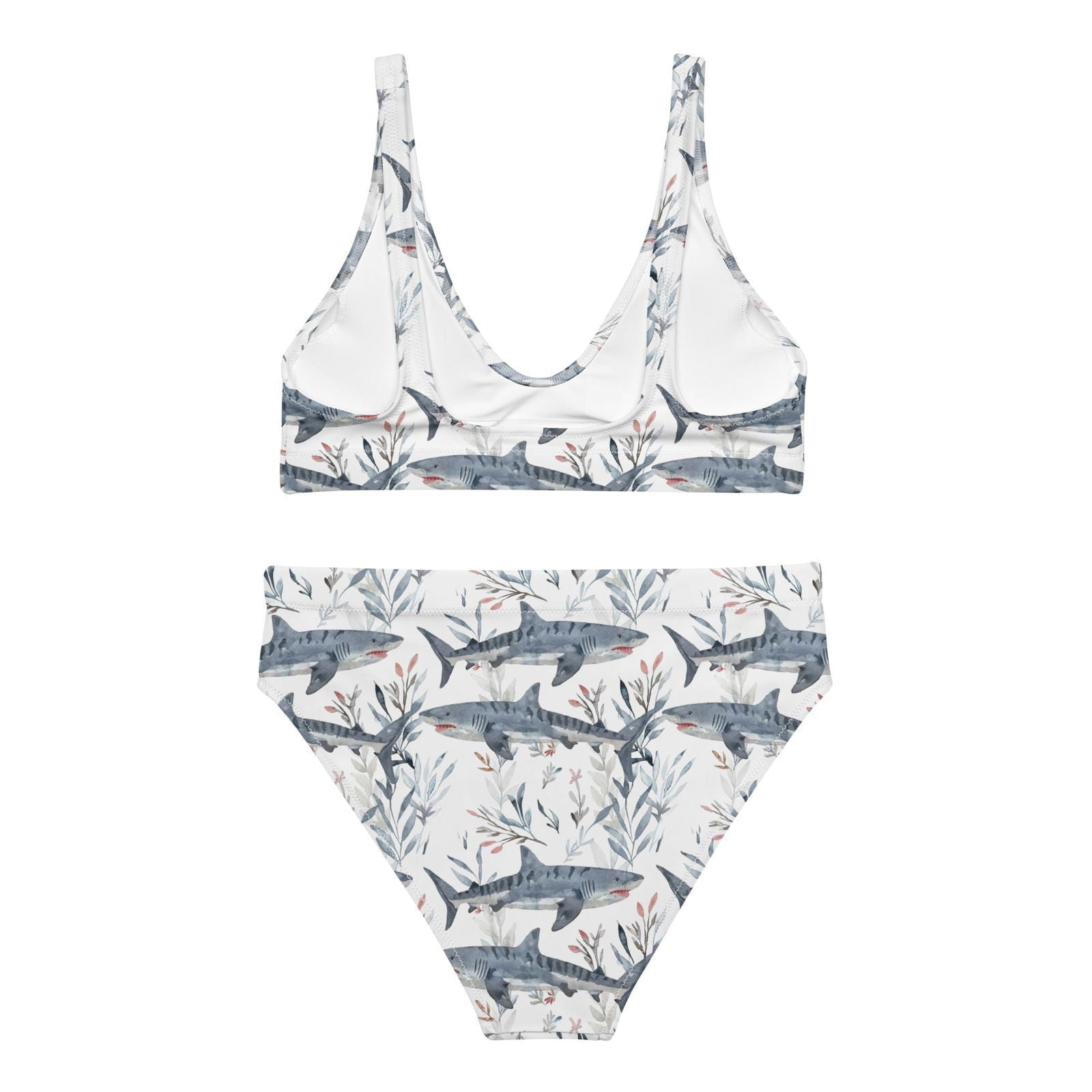 Tiger Shark Bloom Eco High-Waisted Bikini Set - Salinity Swimwear