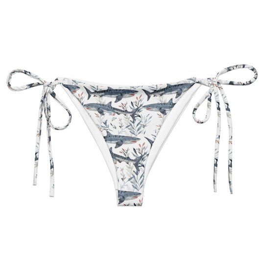 Tiger Shark Bloom Eco String Bikini Bottom - Salinity Swimwear