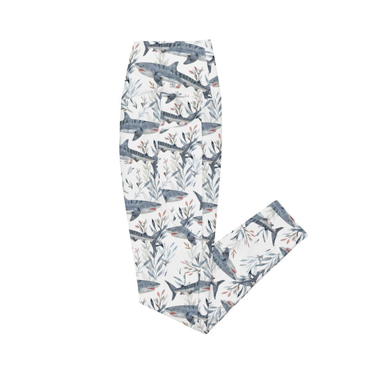 Tiger Shark Bloom Eco Swim Leggings With Pockets - Salinity Swimwear