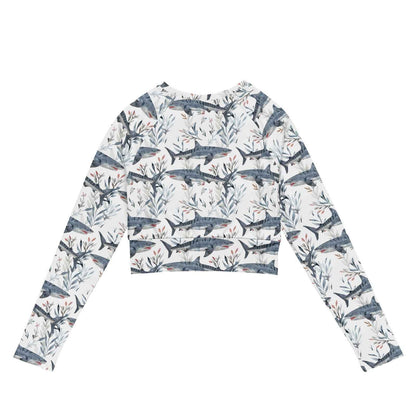 Tiger Shark Bloom Long Sleeve Eco Cropped Rash Guard