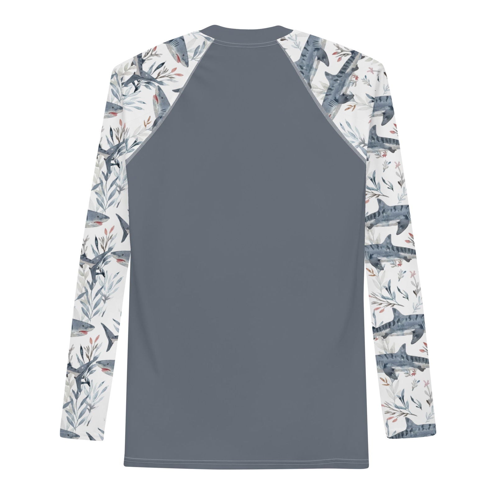 Tiger Shark Bloom Men's Rash Guard - Salinity Swimwear - Rash Guard   - #tag1# - #tag2# - #tag3# - #tag4#