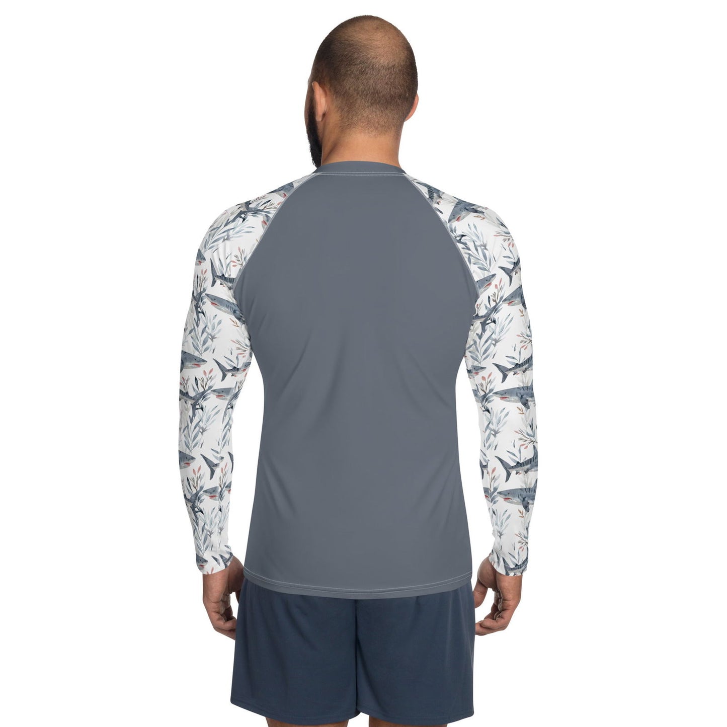 Tiger Shark Bloom Men's Rash Guard - Salinity Swimwear -    - #tag1# - #tag2# - #tag3# - #tag4#