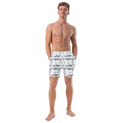 Tiger Shark Bloom Men's Swim Trunks - Salinity Swimwear -    - #tag1# - #tag2# - #tag3# - #tag4#