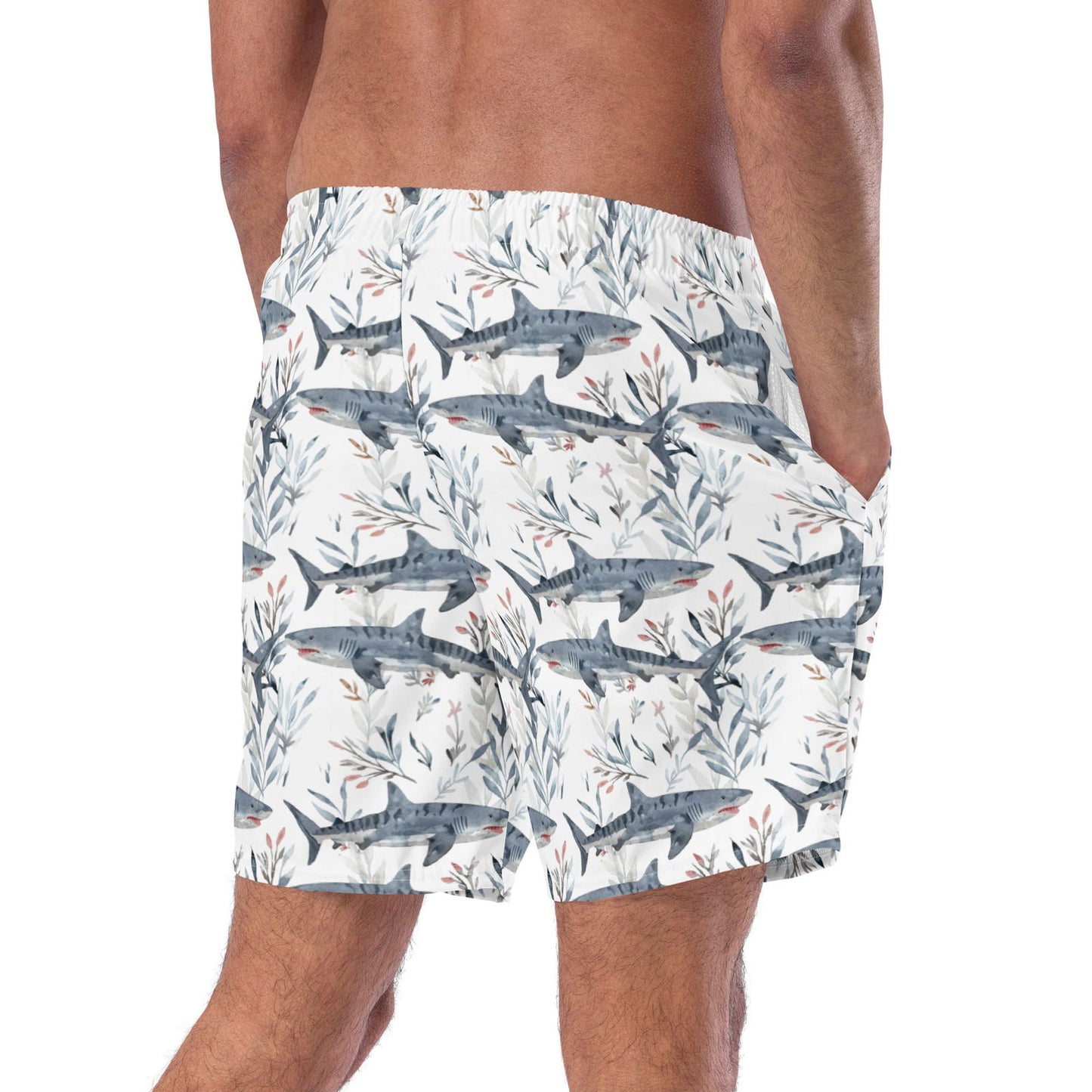 Tiger Shark Bloom Men's Swim Trunks - Salinity Swimwear -    - #tag1# - #tag2# - #tag3# - #tag4#