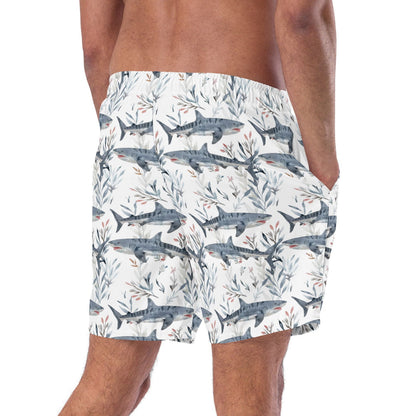 Tiger Shark Bloom Men's Swim Trunks - Salinity Swimwear -    - #tag1# - #tag2# - #tag3# - #tag4#