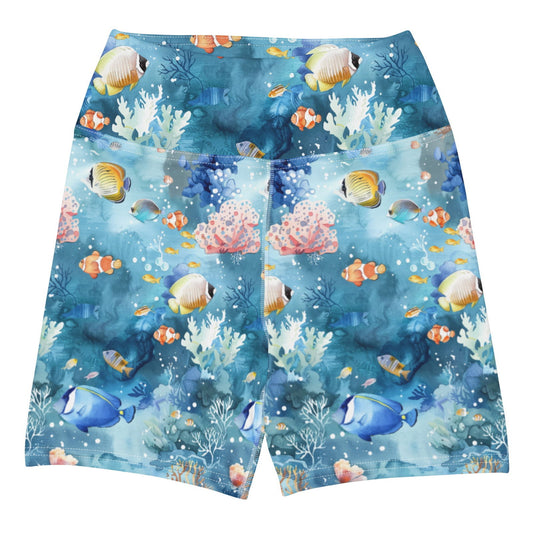 Tropical Reef Fish 4" Inch Dive Shorts - Salinity Swimwear - Shorts   - #tag1#