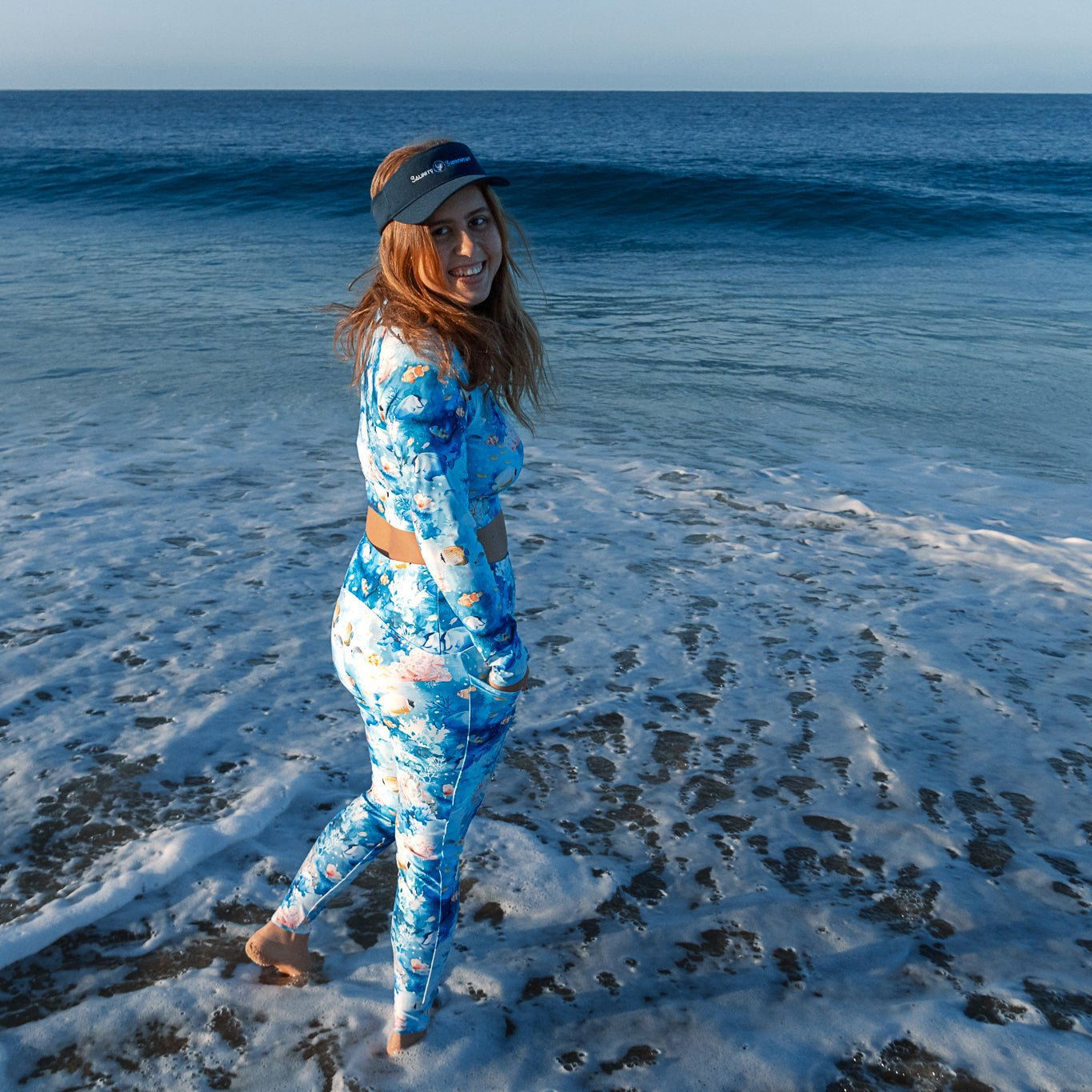 Tropical Reef Fish Eco Swim Leggings With Pockets - Salinity Swimwear