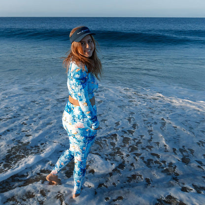 Tropical Reef Fish Eco Swim Leggings With Pockets - Salinity Swimwear