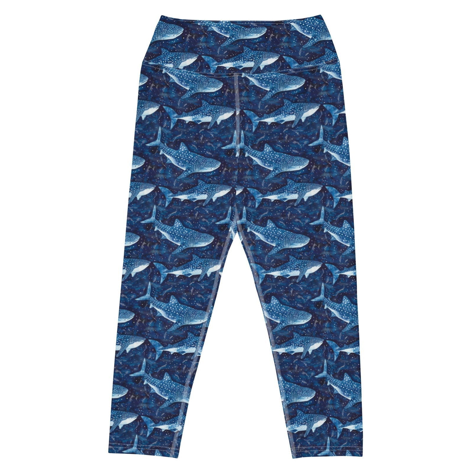 Whale Shark Dream Capri Swim Leggings - Salinity Swimwear