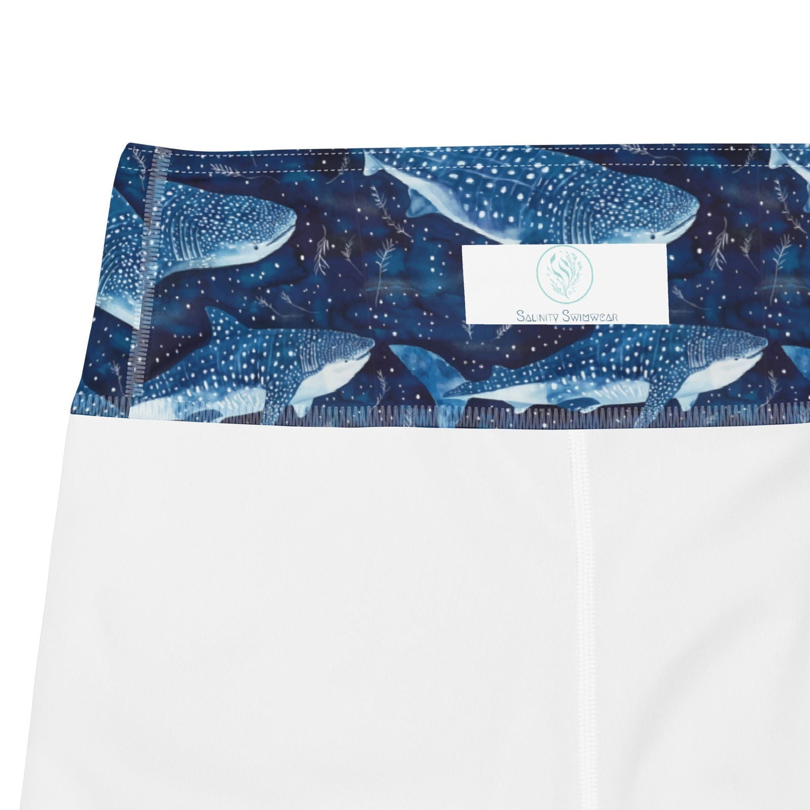 Whale Shark Dream Capri Swim Leggings - Salinity Swimwear
