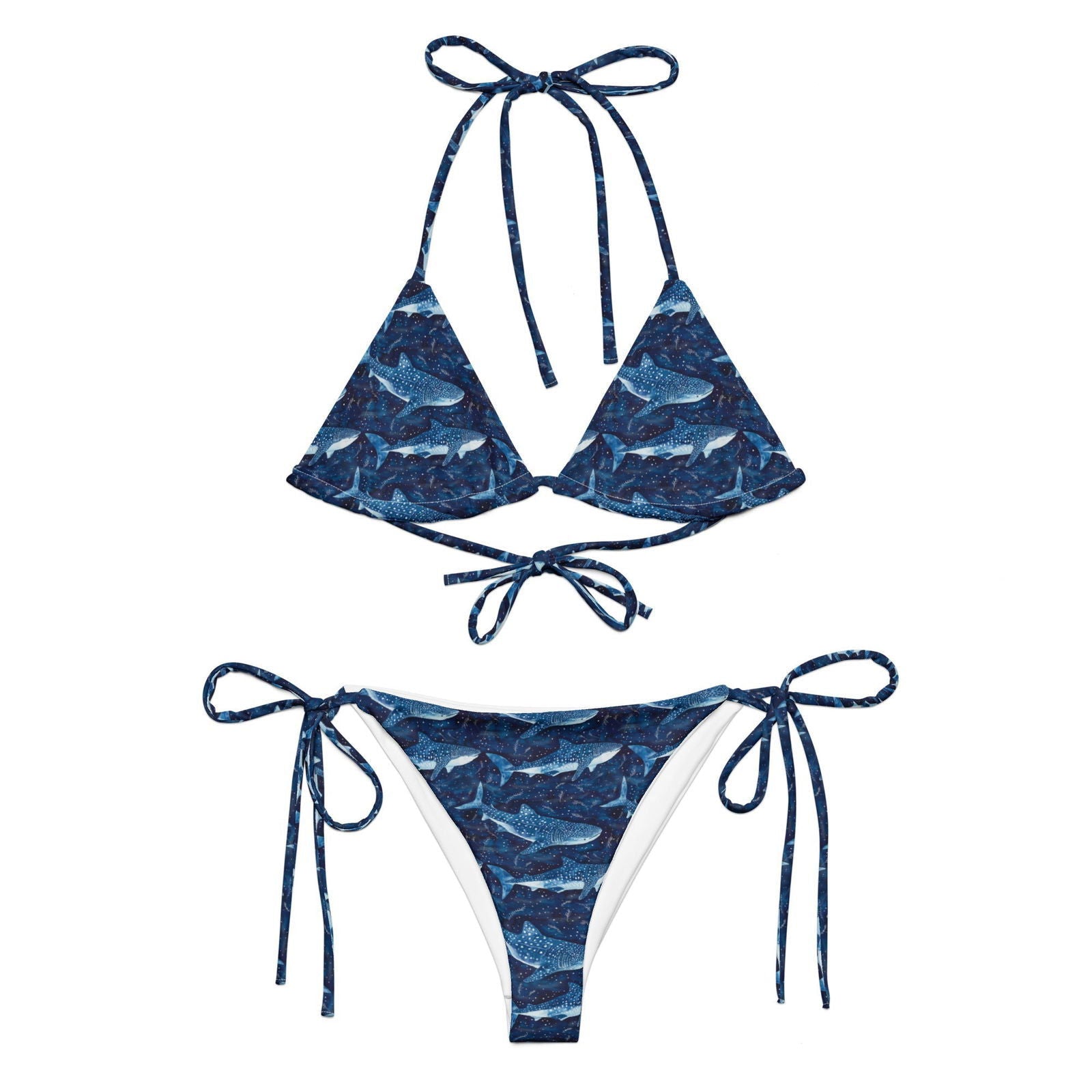Whale Shark Dream Eco String Bikini Set - Salinity Swimwear