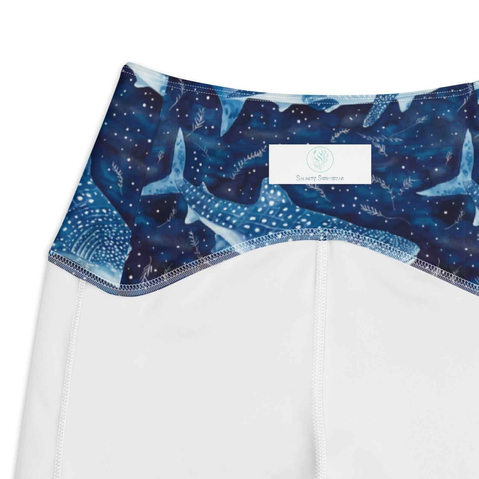 Whale Shark Dream Eco Swim Leggings With Pockets