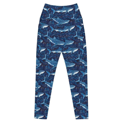 Whale Shark Dream Eco Swim Leggings With Pockets
