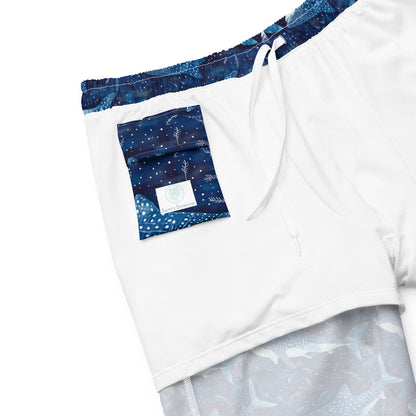 Whale Shark Dream Men's Swim Trunks - Salinity Swimwear -    - #tag1#