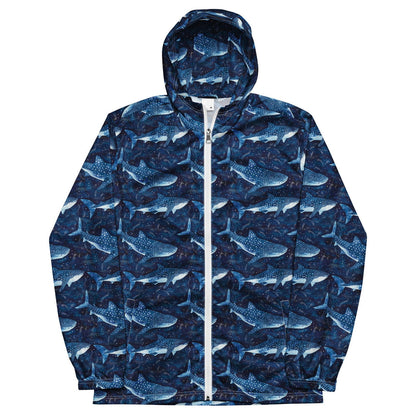 Whale Shark Dream Men’s Windbreaker - Salinity Swimwear - Windbreaker   - #tag1#