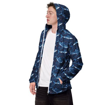 Whale Shark Dream Men’s Windbreaker - Salinity Swimwear -    - #tag1#