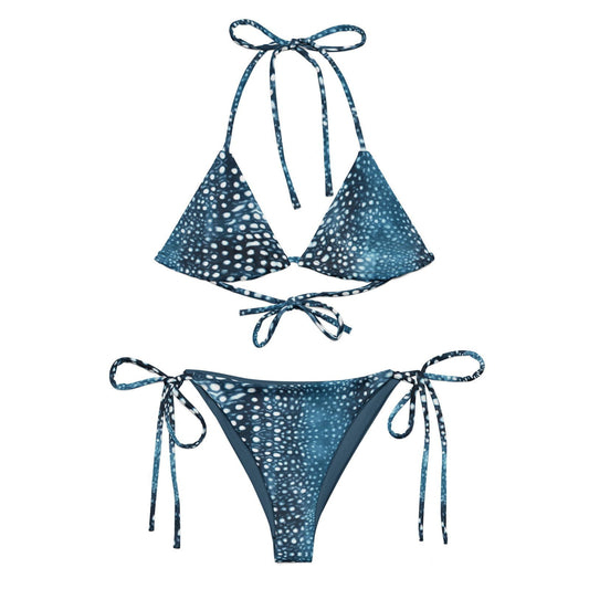 Whale Shark Mosaic Eco String Bikini Set - Salinity Swimwear