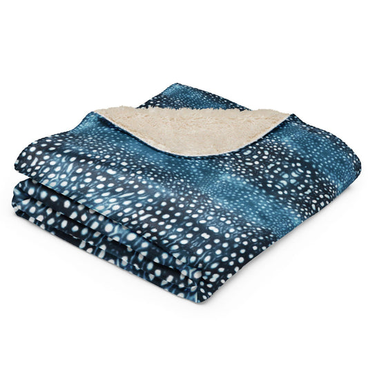 Whale Shark Mosaic Fuzzy Blanket - Salinity Swimwear