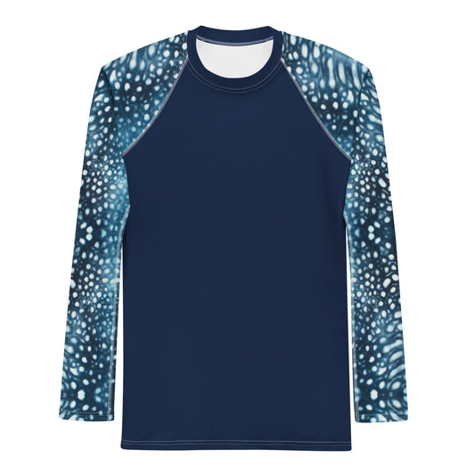 Whale Shark Mosaic Men's Rash Guard - Salinity Swimwear -    - #tag1#