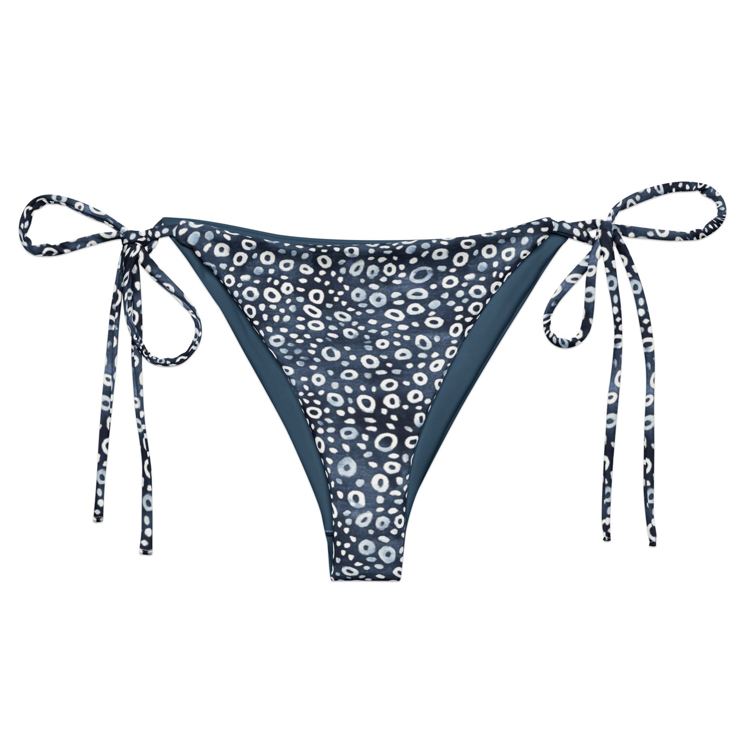 Eagle Ray Spots Eco String Bikini Bottom - Salinity Swimwear - Bikini Bottom   - #tag1#