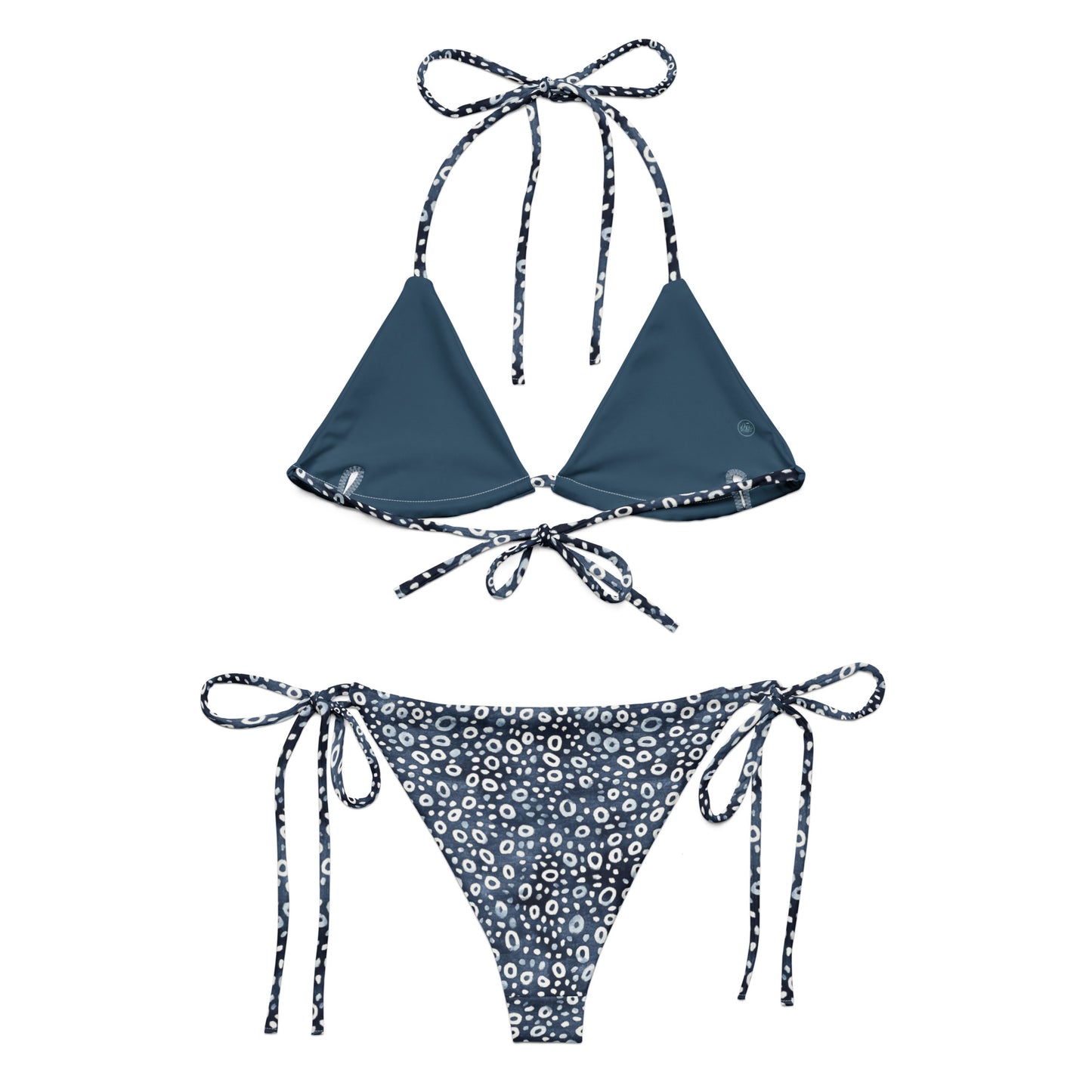 Eagle Ray Spots Eco High-Waisted Bikini Set - Salinity Swimwear -    - #tag1#