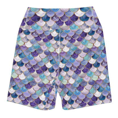 Salinity Swimwear Amethyst Ocean Mermaid 4" Inch Dive Shorts Shorts