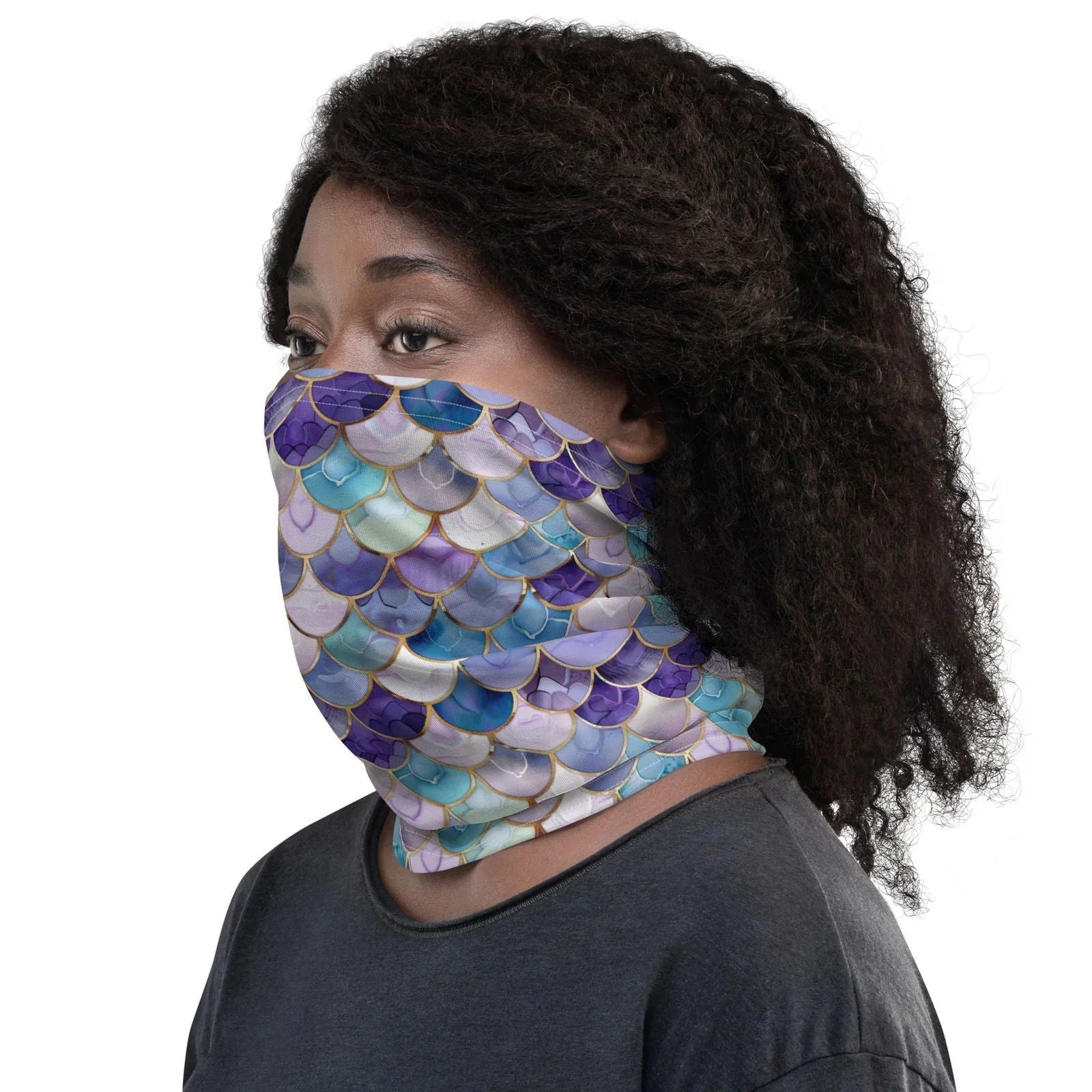 Amethyst Ocean Mermaid Buff - Salinity Swimwear
