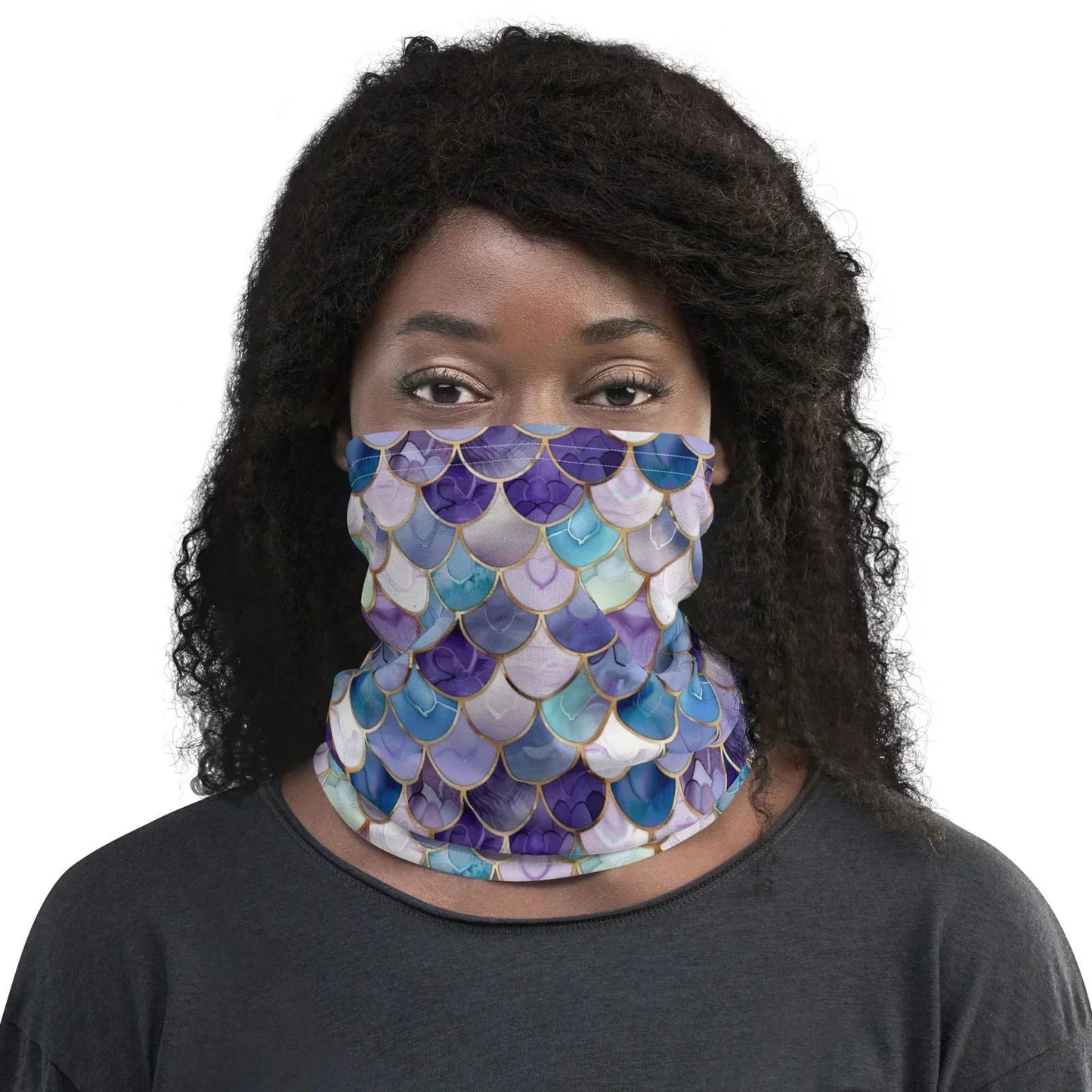 Amethyst Ocean Mermaid Buff - Salinity Swimwear
