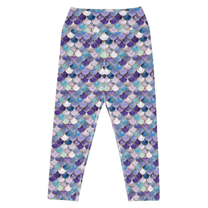 Amethyst Ocean Mermaid Capri Swim Leggings - Salinity Swimwear