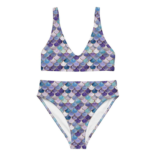 Salinity Swimwear Amethyst Ocean Mermaid Eco High - Waisted Bikini Set Bikini Set