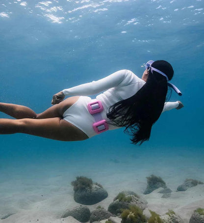 Salinity Swimwear Anemone Blush Dive Weights