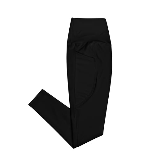 Salinity Swimwear Black Eco Swim Leggings With Pockets Leggings