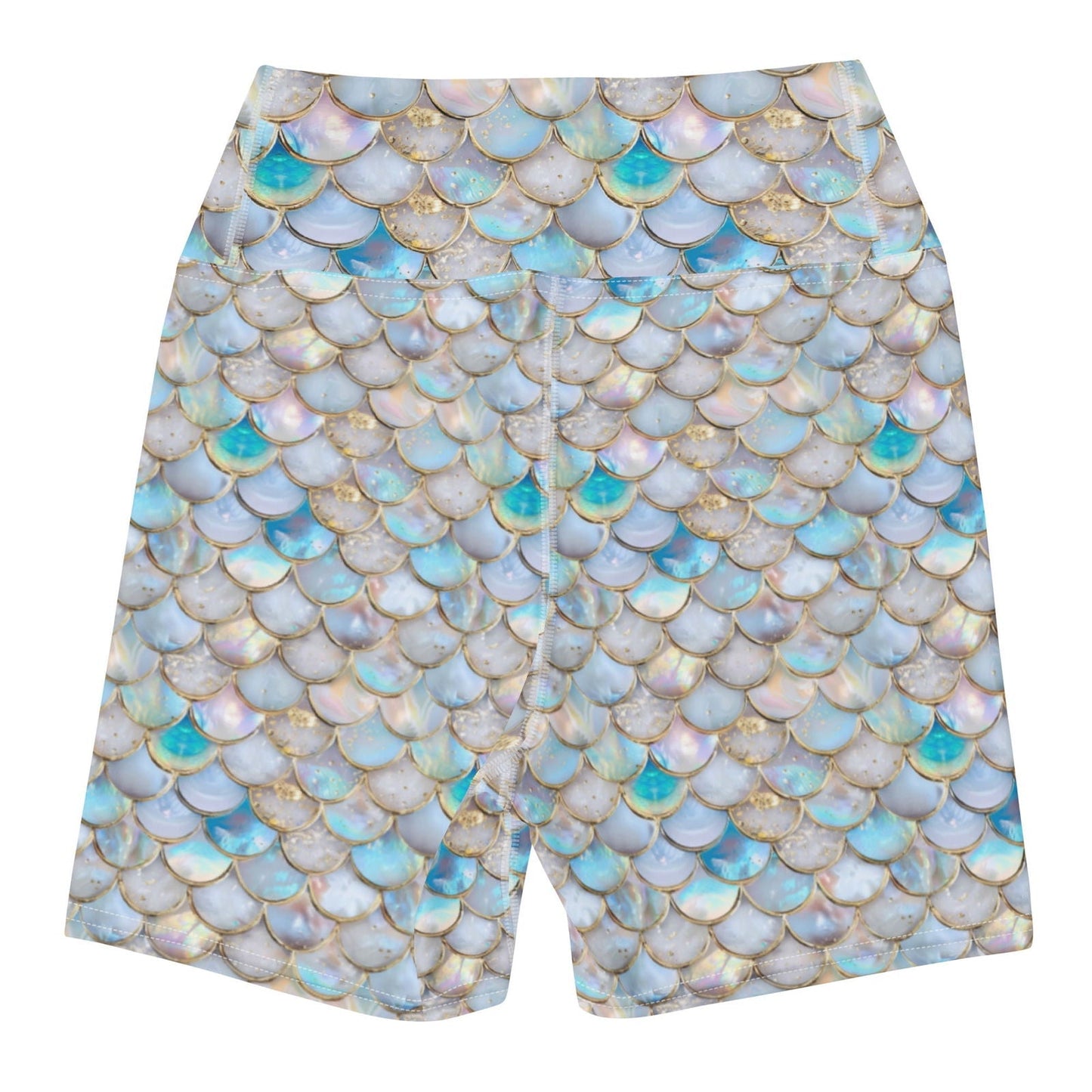 Salinity Swimwear Blue Lagoon Mermaid 4" Inch Dive Shorts Shorts