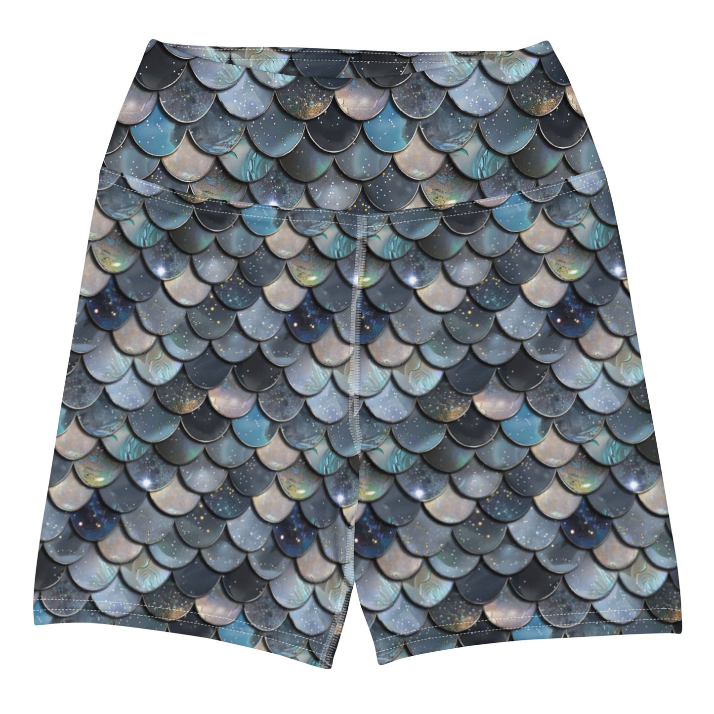 Salinity Swimwear Blue Lagoon Mermaid 4" Inch Dive Shorts Shorts