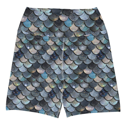 Salinity Swimwear Blue Lagoon Mermaid 4" Inch Dive Shorts Shorts