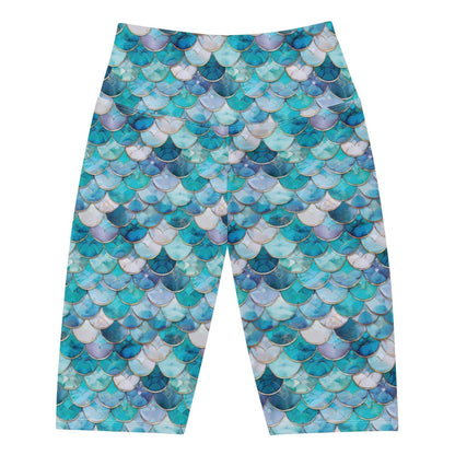 Salinity Swimwear Blue Lagoon Mermaid 8" Inch Dive Shorts Shorts