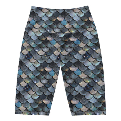 Salinity Swimwear Blue Lagoon Mermaid 8" Inch Dive Shorts Shorts