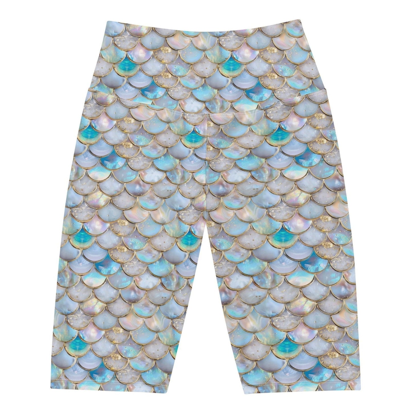 Salinity Swimwear Blue Lagoon Mermaid 8" Inch Dive Shorts Shorts