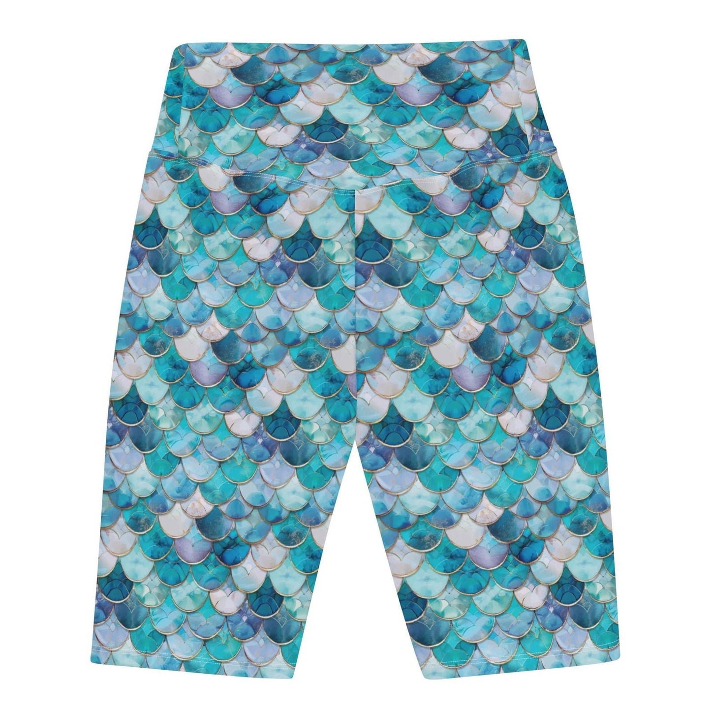Salinity Swimwear Blue Lagoon Mermaid 8" Inch Dive Shorts Shorts