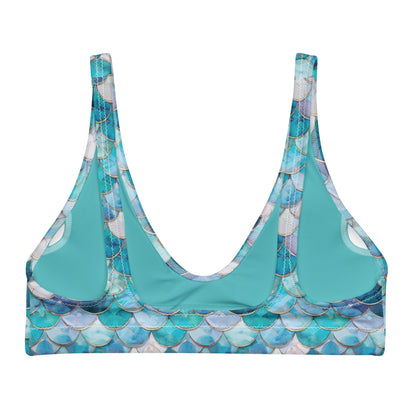 Salinity Swimwear Blue Lagoon Mermaid Eco Bikini Top Bikini Top