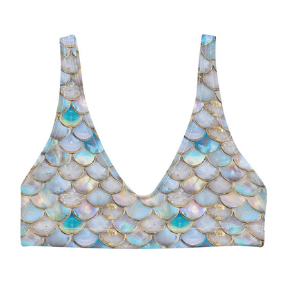 Salinity Swimwear Blue Lagoon Mermaid Eco Bikini Top Bikini Top