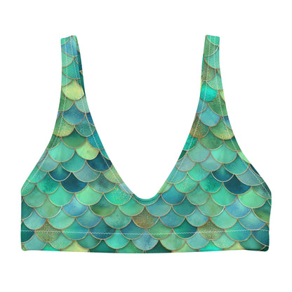 Salinity Swimwear Blue Lagoon Mermaid Eco Bikini Top Bikini Top